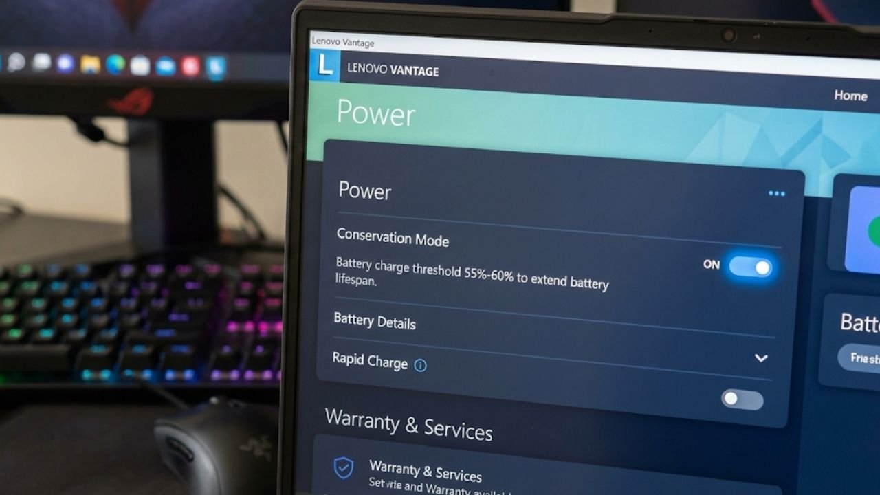 Laptop Dicas Terus Bikin Baterai Rusak Cara mengaktifkan fitur Conservation Mode di laptop Lenovo untuk awet baterai.